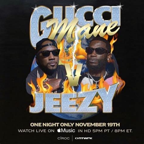 what time is jeezy vs gucci|jeezy vs gucci verzuz.